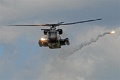 CH-53 with flares